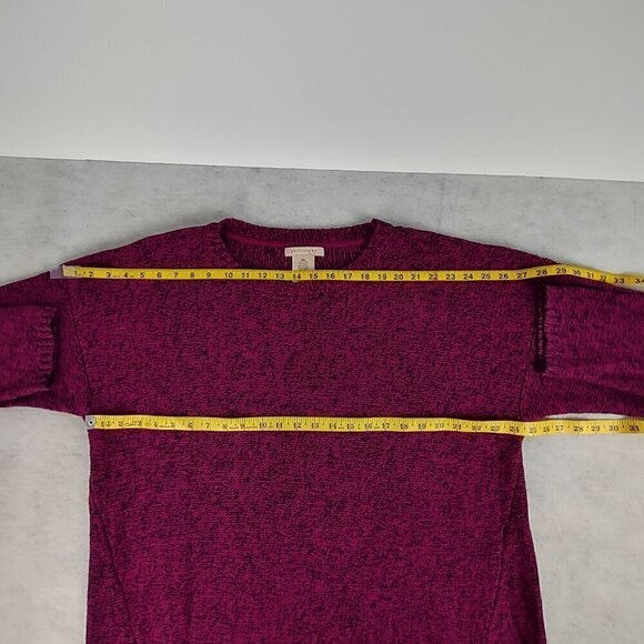 Philosophy Womens Royal Magenta, Black, Cotton Blend, Knit Sweater Plus Size XXL - Picture 7 of 12